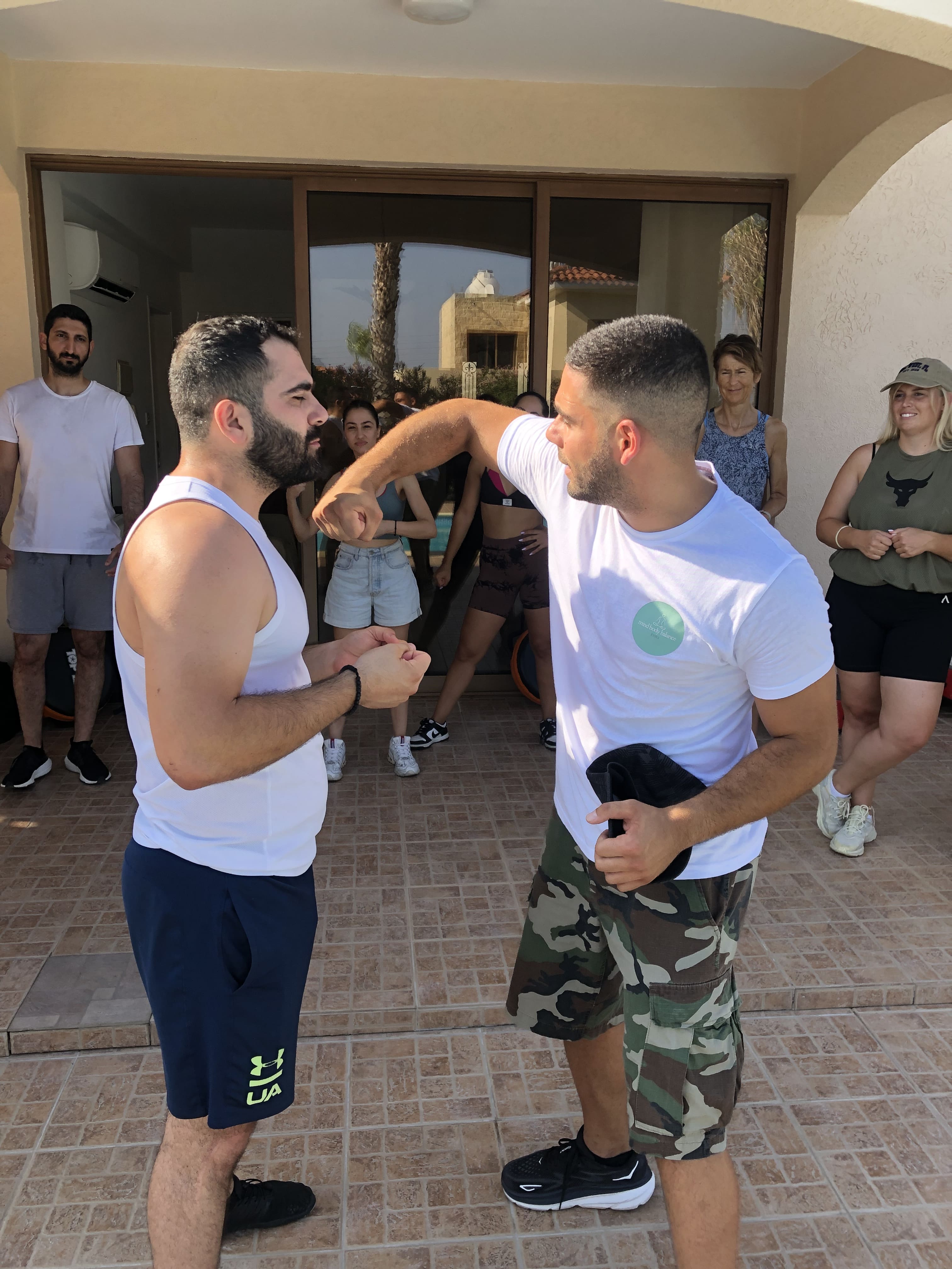 Self-defense seminar at Pissouri